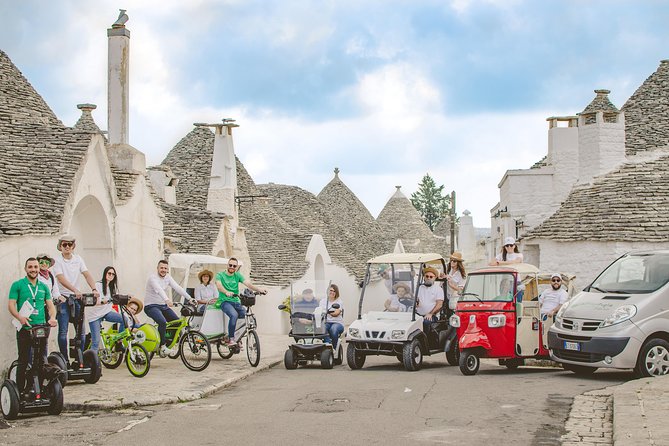 Alberobello Guided Tour by Segway, Mini Golf Cart, Rickshaw