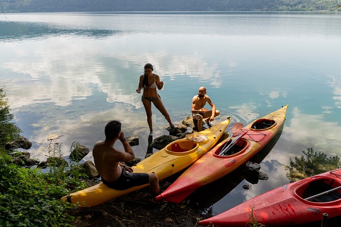 Castel Gandolfo Lake Kayak and Swim Tour