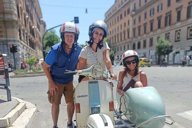 Rome Evening Vespa Sidecar Tour With Gelato - Tour Details