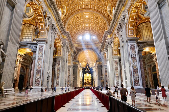 Tour of St Peters Basilica With Dome Climb and Grottoes in a Small Group