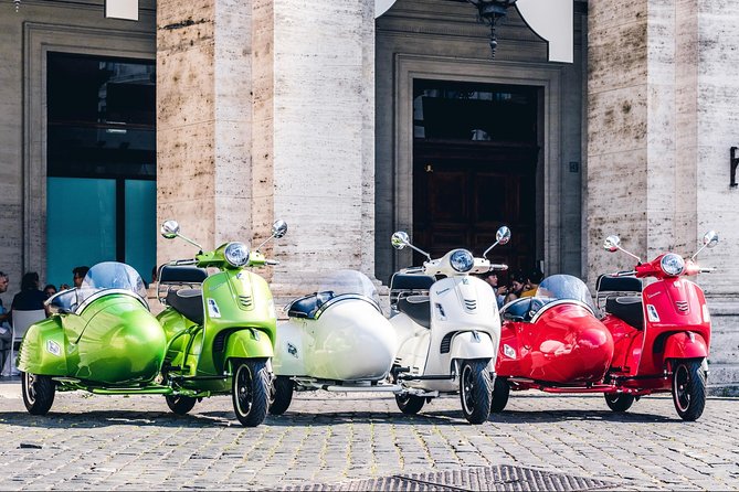 Vespa Sidecar Tour in Rome With Cappuccino - Highlights of the Vespa Sidecar Tour