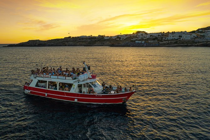 Boat Party at Sunset in the Waters of Salento With Drink - Dance to Live Music