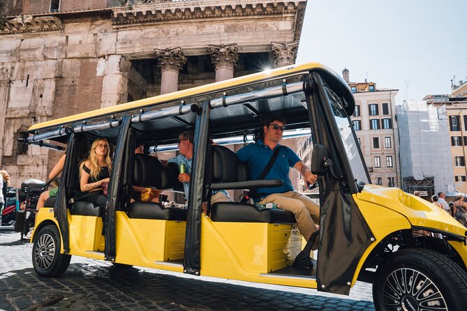 Golf Cart Driving Tour: Rome City Highlights in 2.5 Hrs - Guide Commentary and Refreshments