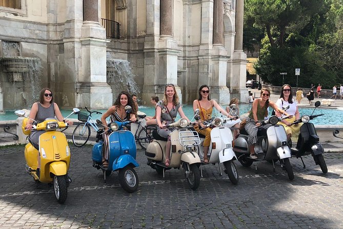 Rome by Vespa: Classic Rome Tour With Pick up - Tour Highlights