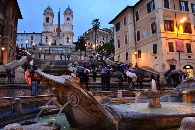 Rome Evening Panoramic Walking Tour Including Trevi Fountain and Spanish Steps - Tour Highlights