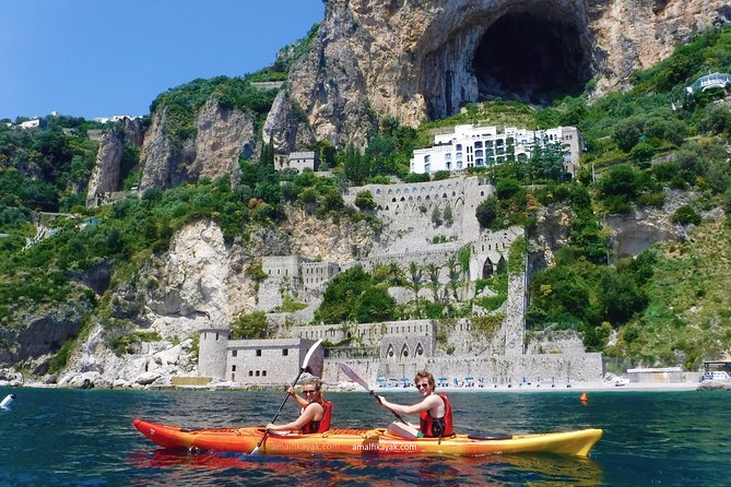 Amalfi Coast Kayak Tour Along Arches, Beaches and Sea Caves - Logistics and Booking Info