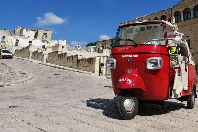 Ape Tour Matera - Panoramic Tour in Ape Calessino - Pricing and Legal Information