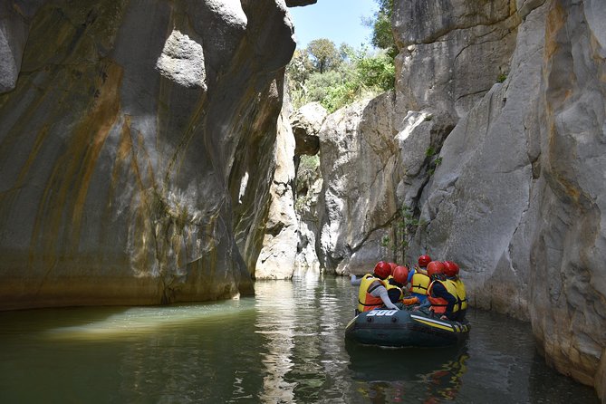 Gorges of Tiberius in Rubber Dinghy, Unesco Geopark Site - Safety Precautions
