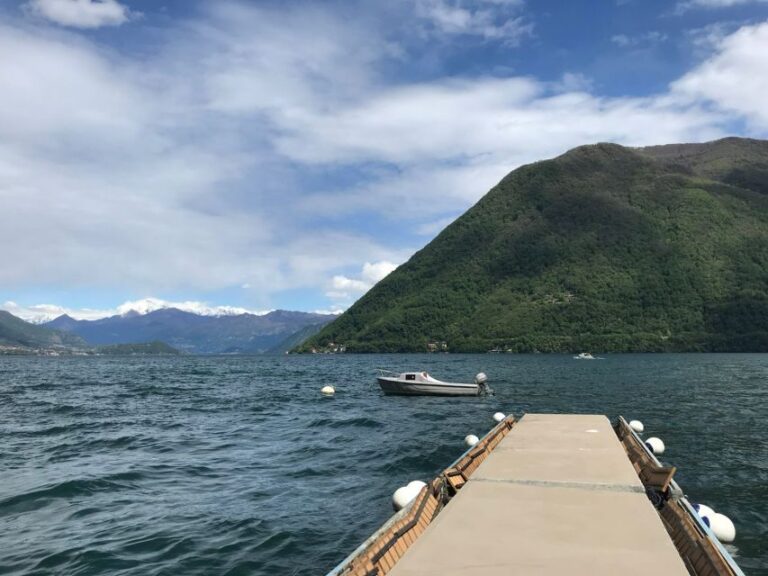 2 Hours Private Boat Tour Como Lake