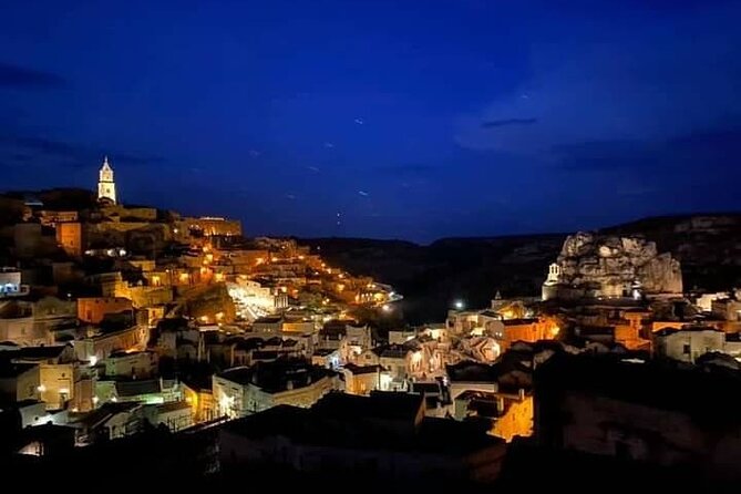 2h Night Walking Tour With Guide and Entrance Fees in Matera - Tour Overview