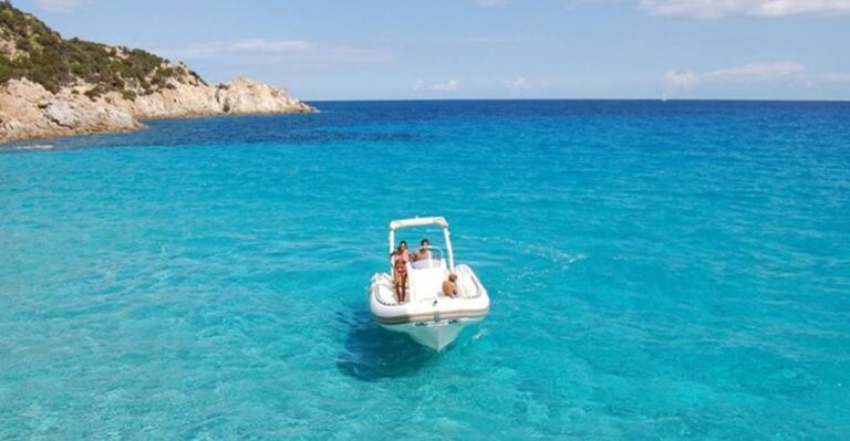 Cagliari: Hidden Coves of Chia & Teulada Jeep & Boat Tour