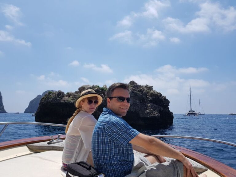 Capri: Private Boat Tour From Sorrento