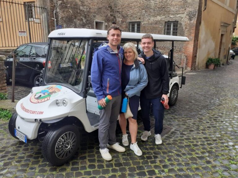 Exclusive Tour of Rome in Golf Cart for Cruisers