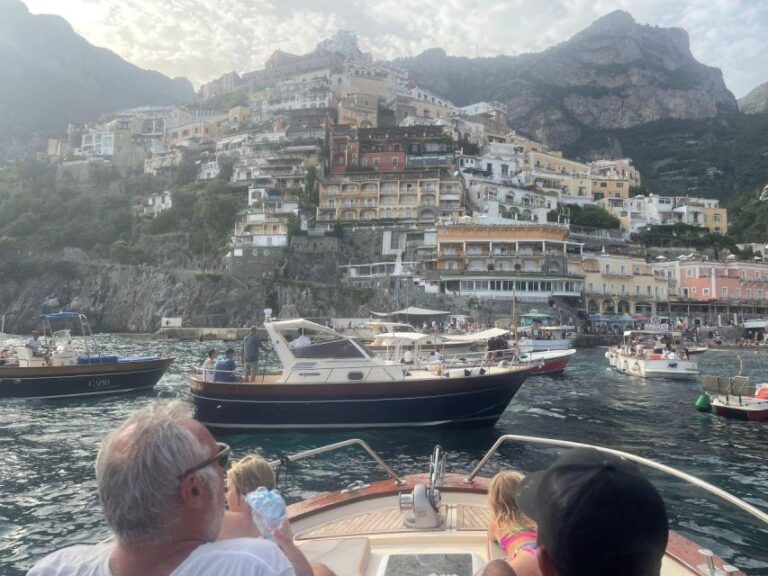 From Positano: Capri & Amalfi Coast Full-Day Boat Experience