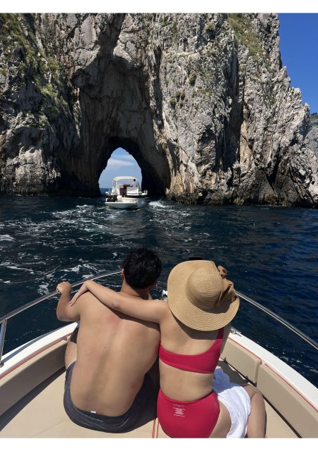 From Positano: Private Day Trip to Capri by Boat W/ Skipper
