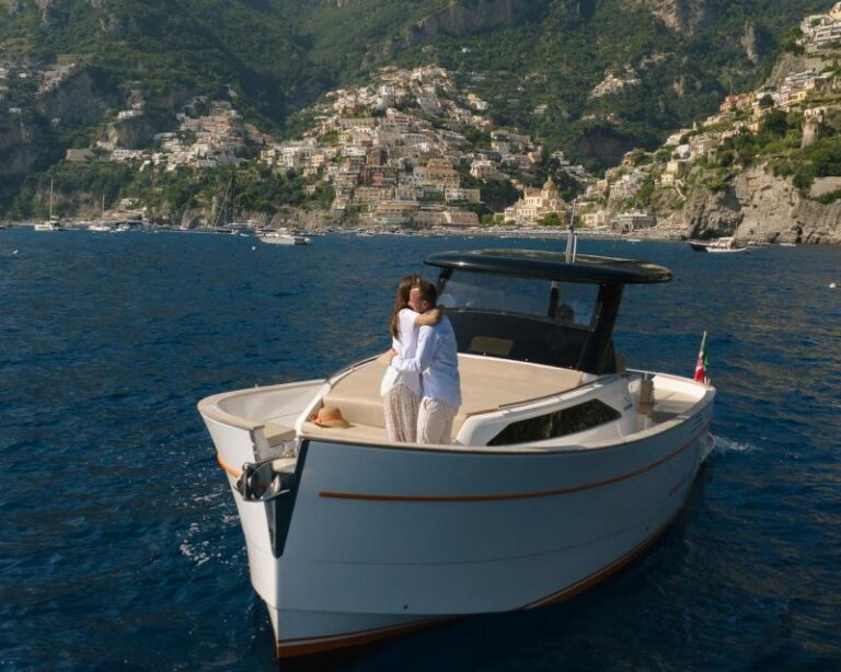 From Positano: Private Tour to Capri on a  Gozzo Boat