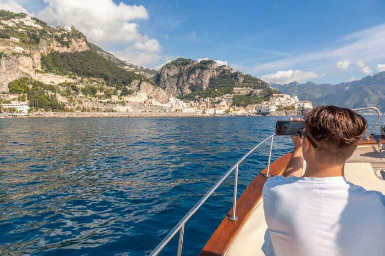 From Sorrento: Positano and Amalfi Coast Private Day Cruise