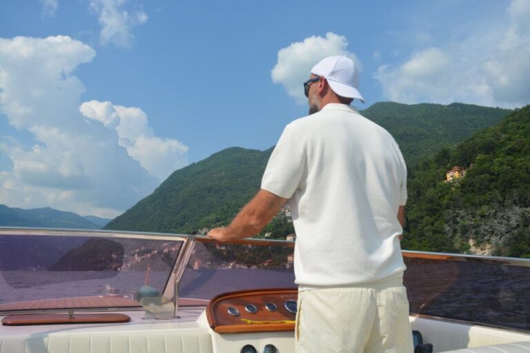 Lake Como: Exclusive Lake Tour by Private Boat With Captain