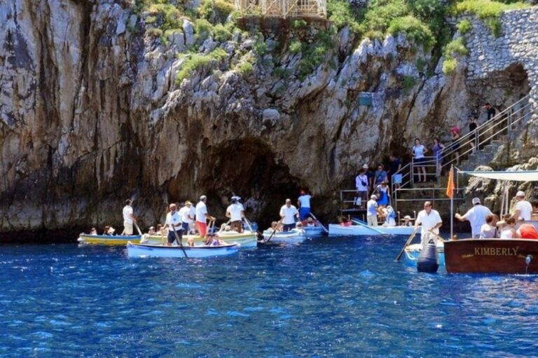 Positano: Private Boat Excursion to Capri Island