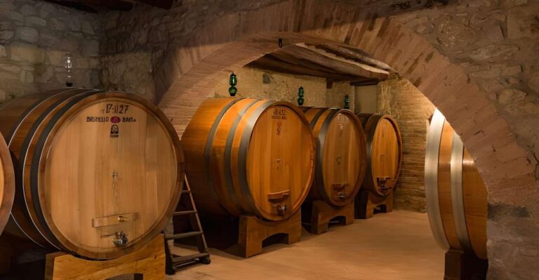 Private Full-Day Brunello Wine Tour of Montalcino