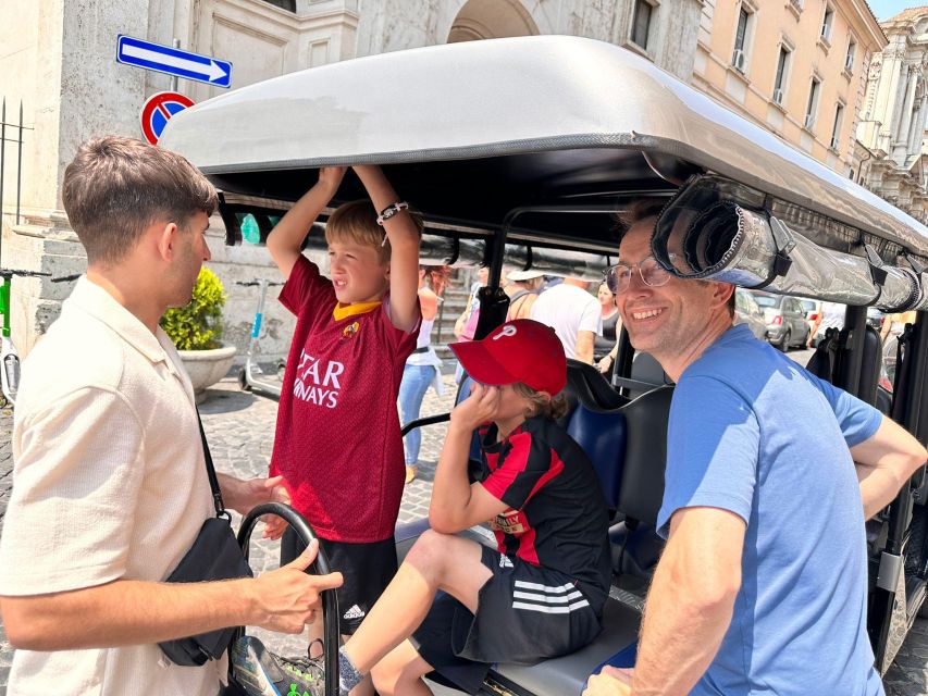 Rome in Golf Cart 7 Hours Unforgettable Full Immersion - Tour Details