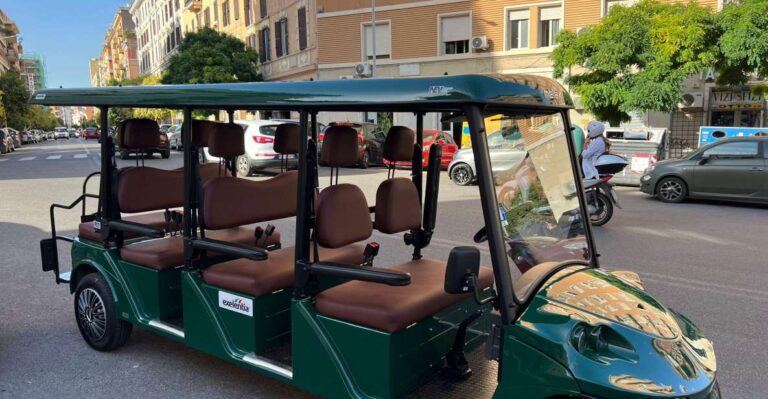 Rome: Private City Highlights Golf Cart Tour
