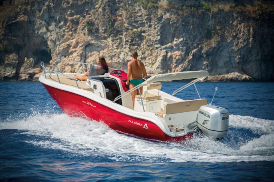 Sorrento: Capri Island Boat Tour by Allegra 21ft - Tour Pricing and Duration