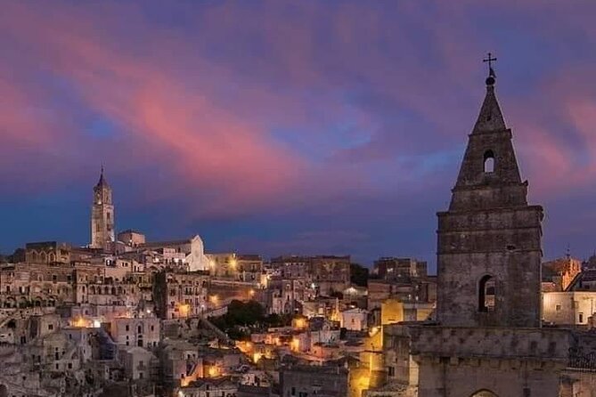 2h Night Walking Tour With Guide and Entrance Fees in Matera - Itinerary Highlights