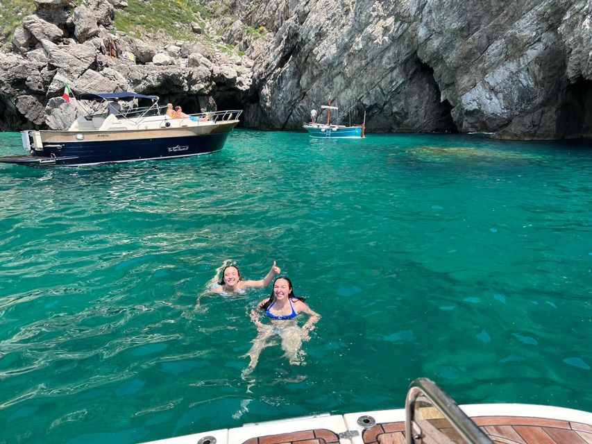 All Inclusive Blue Grotto Visit and Capri Private Boat Tour - Itinerary