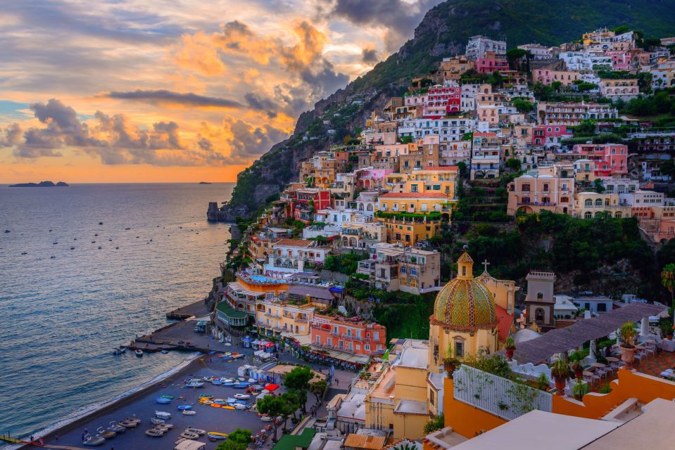 From Rome: Transfer to Amalfi Coast Cities With Pompeii Stop - Highlights