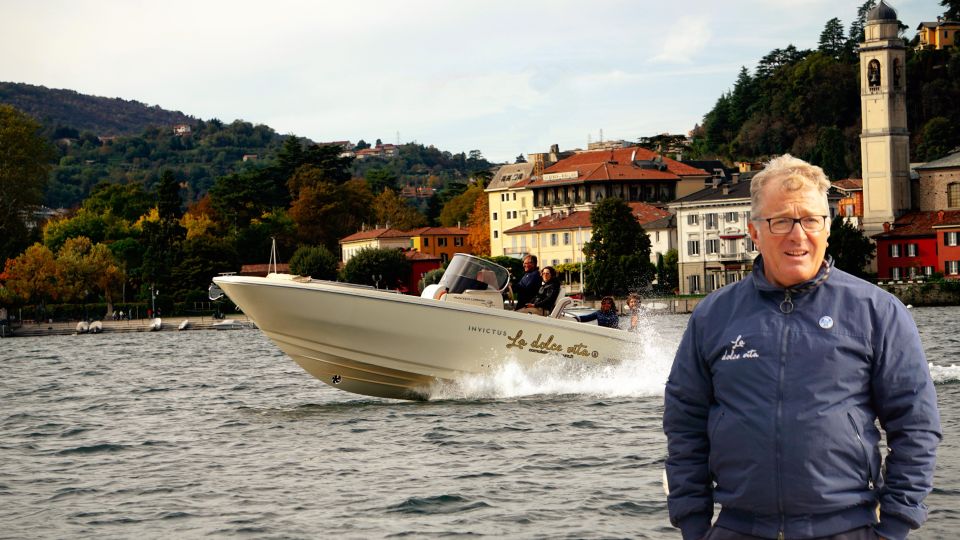 Lake Como: Varenna Private Tour 4 Hours Invictus Boat - Tour Itinerary