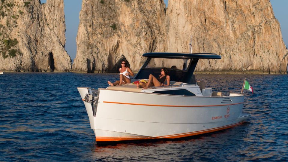 Positano: Boat Tour of Capri With Drinks and Snacks - Booking Information