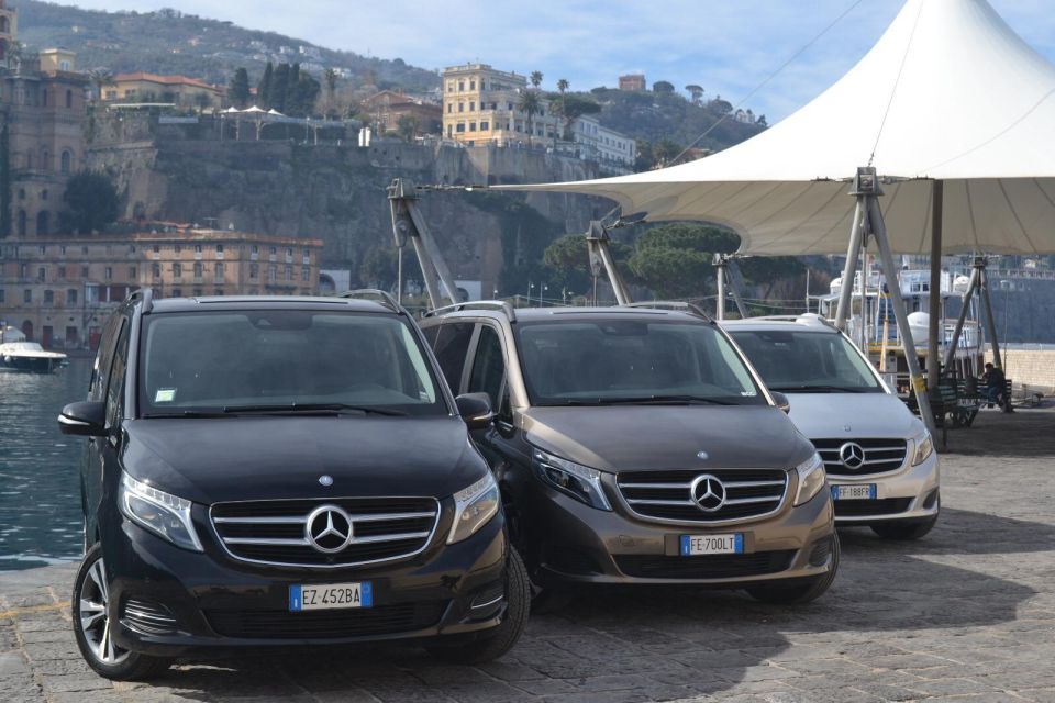 Private Transfer From Rome Airport/Train Station to Sorrento - Inclusions