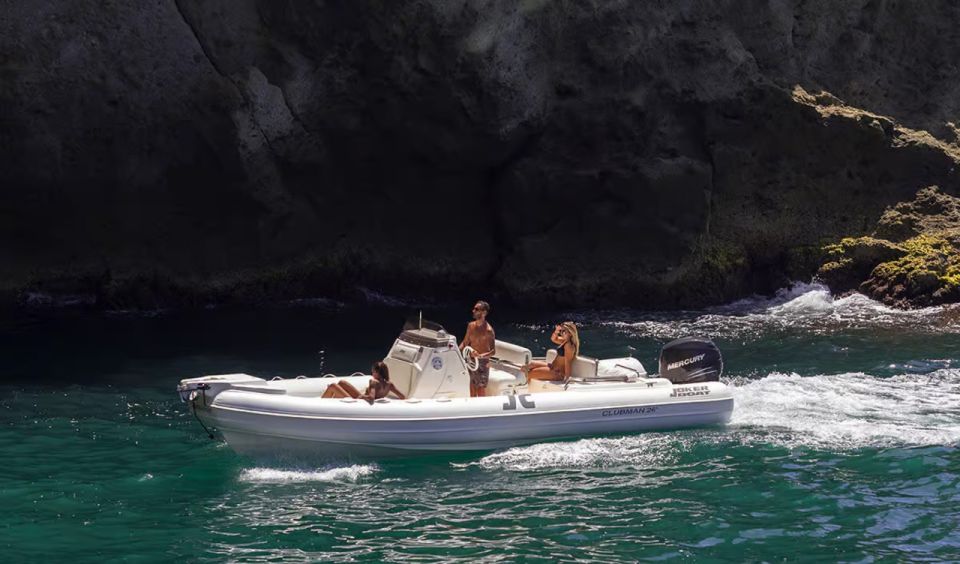 Sorrento/Positano: Capri Island RIB Boat Tour With Drinks - Pricing Information