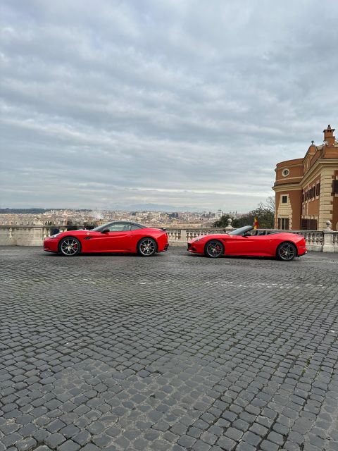 Testdrive Ferrari Guided Tour of the Tourist Areas of Rome - Inclusions