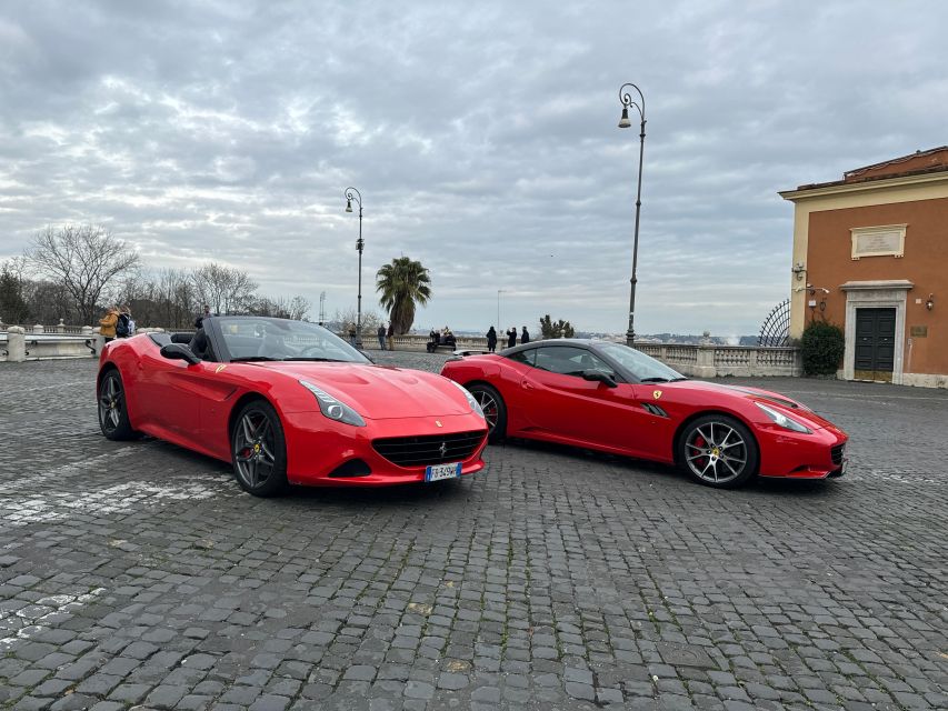 Testdrive Ferrari Guided Tour of the Tourist Areas of Rome - Highlights