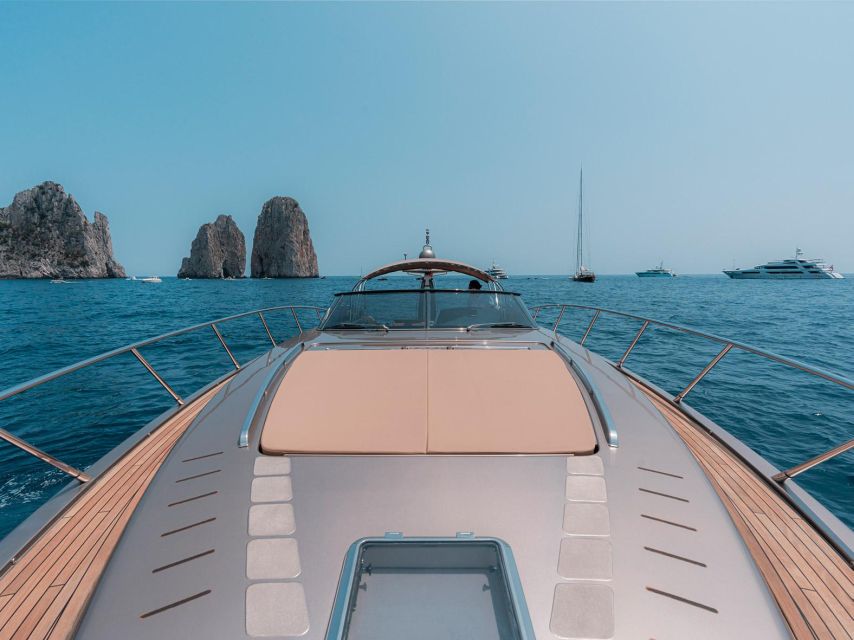 Capri Private Boat Tour From Sorrento on Riva Rivale 52 - Cancellation Policy and Highlights