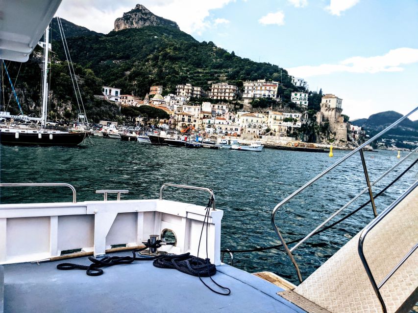 Cruise by Ship: Amalfi and Cetara With Lunch - Inclusions and Excursion Program