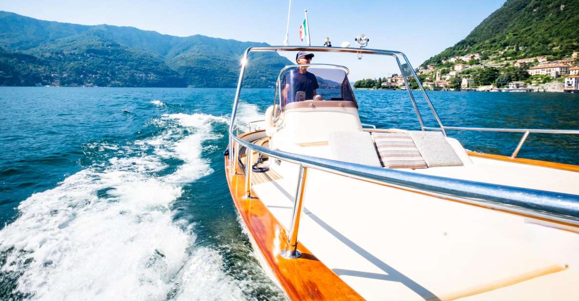 Lake Como: Bellagio SpeedBoat Grand Tour - Inclusions and Amenities Provided