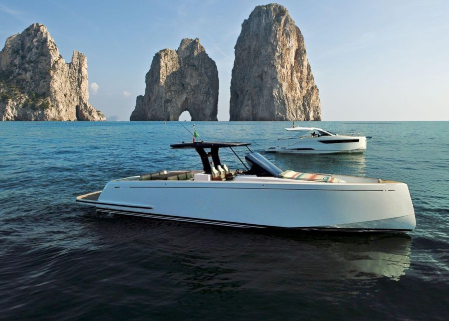From Naples: Capri+Positano Private Boat Exclusive Tour - Full Description