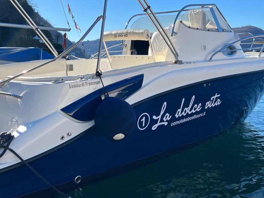 Lake Como: Glamour Private Tour 3 Hours Eolo Boat - Frequently Asked Questions