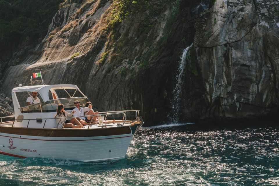 Positano: Amalfi Coast & Emerald Grotto Private Boat Tour - Inclusions