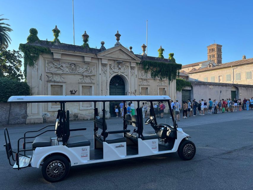 Rome: Private City Highlights Golf Cart Tour - Booking Information