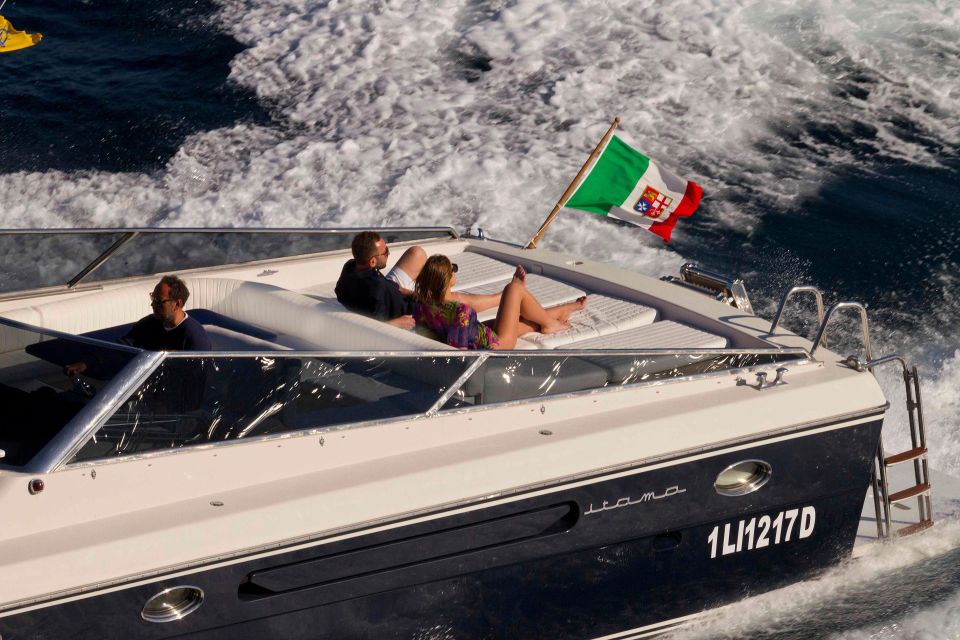 Capri Private Boat Tour From Sorrento on Itama 50 - Inclusions