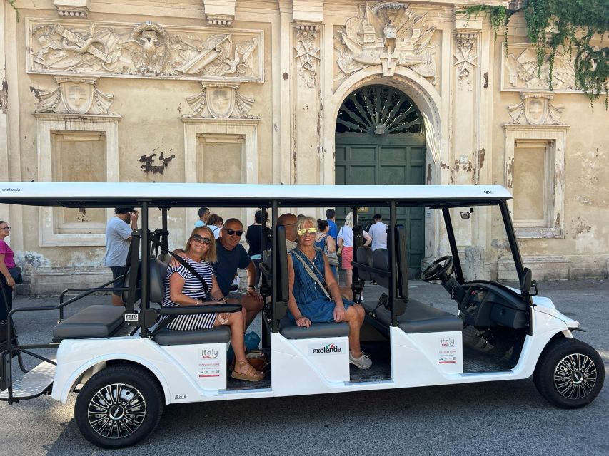Rome: Private City Highlights Golf Cart Tour - Tour Itinerary