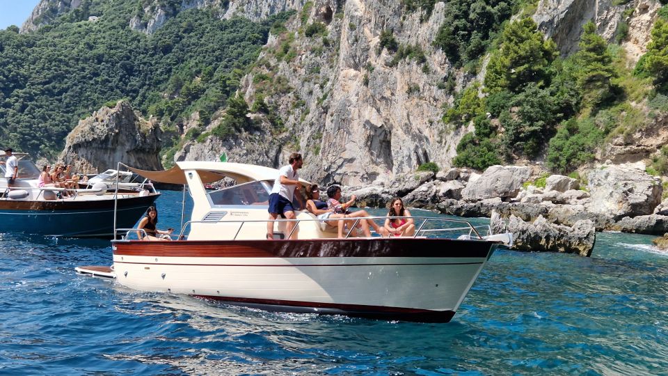 Amalfi Coast Private Comfort Boat Tour 7.5 - Inclusions and Amenities Provided