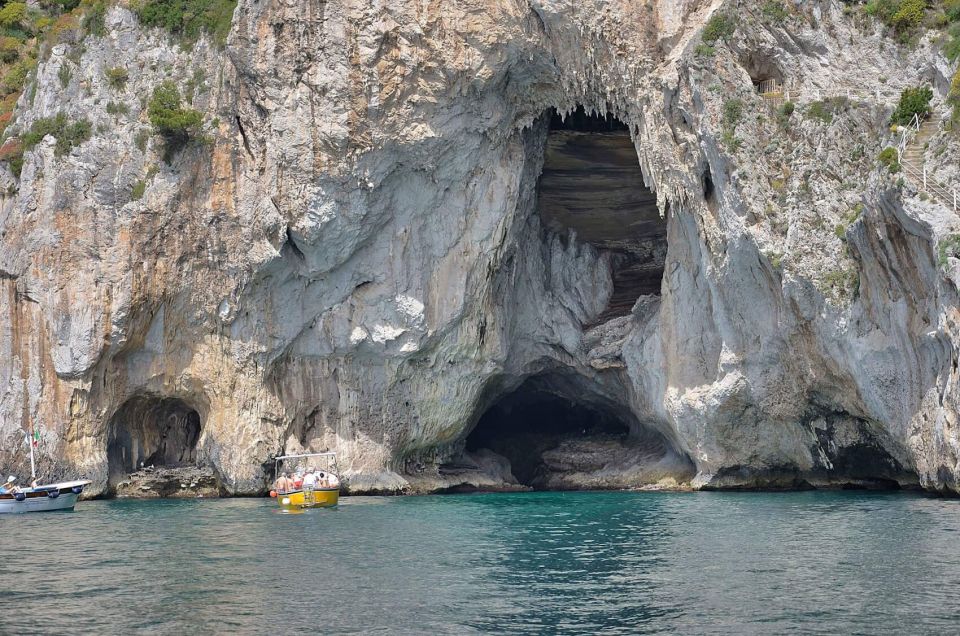 Full Day Private Boat Tour of Capri Departing From Amalfi - Guide and Highlights