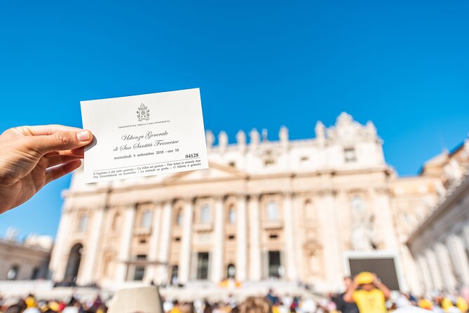 Papal Audience Experience Tickets and Presentation With an Expert Guide - Pick-Up Location Instructions