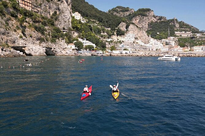 Kayaking&Snorkeling in Amalfi Coast, Maiori, Sea Caves and Beach - Just The Basics