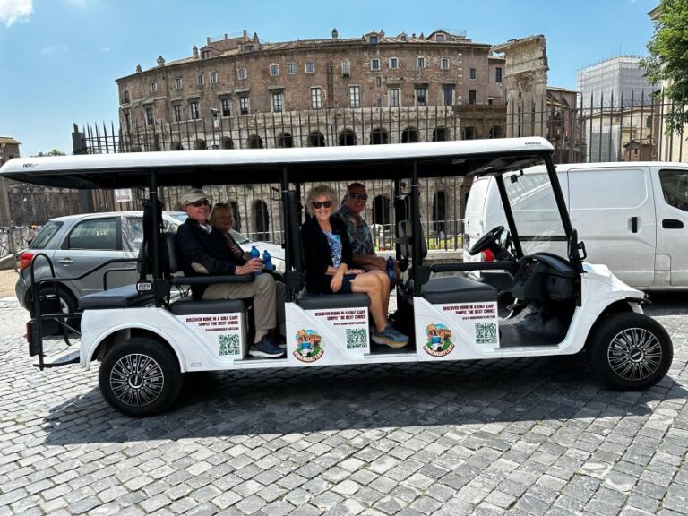 Rome in Golf Cart 7 Hours Unforgettable Full Immersion